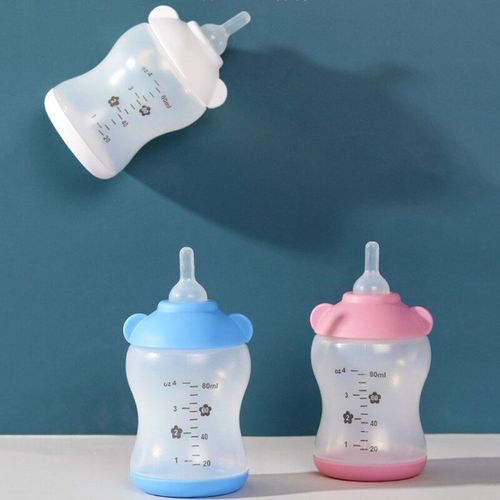 100ml Chiot Chaton Biberon Pour Animaux De Compagnie Lait Bouteille Mangeoire Silicone Soins Infirmiers Distributeur D'eau Avec Remplacement Mamelon Brosse De Nettoyage