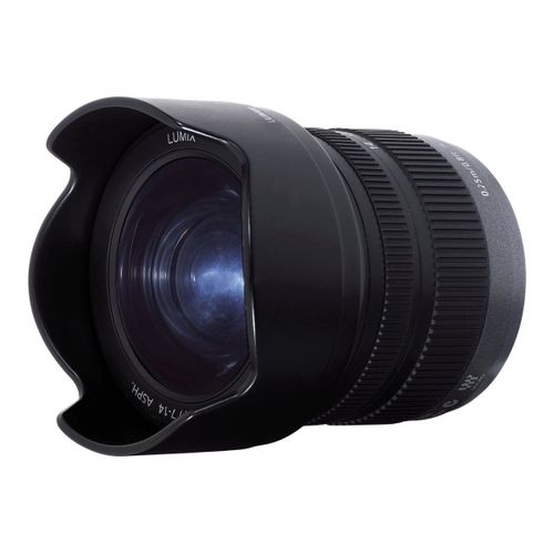 Objectif Panasonic Lumix H-F007014 - Fonction Grand angle - 7 mm - 14 mm - f/4.0 G VARIO - Micro Four Thirds - pour Lumix DC-BGH1; Lumix G DC-G100, G90, G91, G95, GF90, GH5M2, GH6, GH6L, GX880...