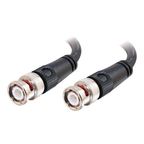 C2G - Câble vidéo - BNC mâle pour BNC mâle - 2 m - câble coaxial à double blindage