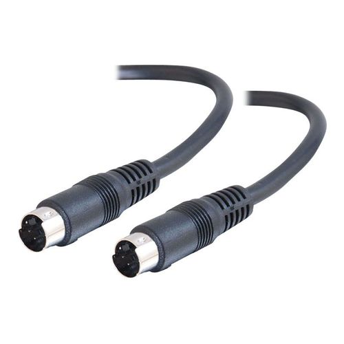 C2G Value Series - Câble vidéo - S-Video - 4 broches mini-din mâle pour 4 broches mini-din mâle - 1 m - noir - moulé