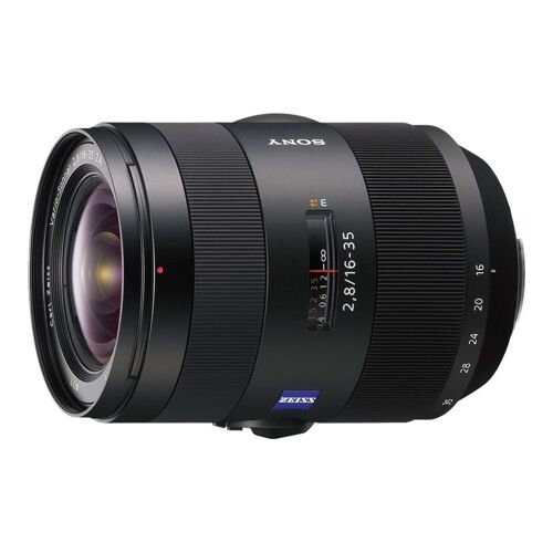 Objectif Sony SAL1635Z - Fonction Zoom - 16 mm - 35 mm - f/2.8 Vario-Sonnar T* - Sony A-type - pour NXCAM NEXEA50, NEX-EA50, FS100; XDCAM PXW-FS5, FS5K, FS7, FS7K; a DSLR-A100; a7; a7R IV