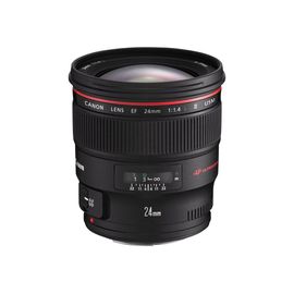 Objectif Canon EF - Fonction Grand angle - 24 mm - f/1.4 L II USM - Canon EF - pour EOS 1000, 1D, 50, 500, 5D, 7D, Kiss F, Kiss X2, Kiss X3, Rebel T1i, Rebel XS, Rebel XSi