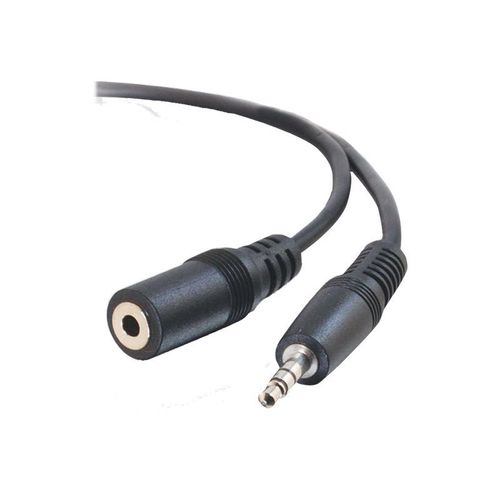C2G - Rallonge de câble audio - mini-phone stereo 3.5 mm mâle pour mini-phone stereo 3.5 mm femelle - 2 m - blindé - moulé