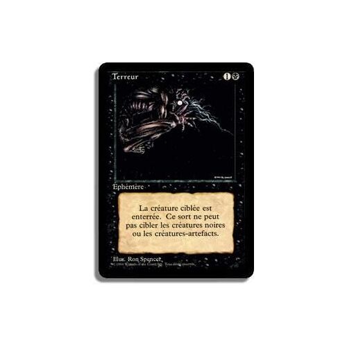 Terreur 3eme Édition Bord Noir Version Française - Magic Mtg