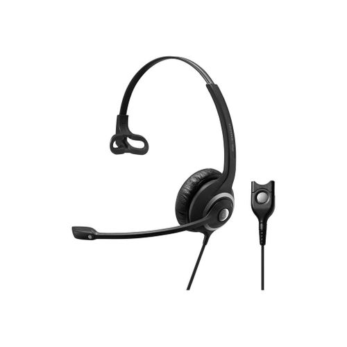 EPOS I SENNHEISER IMPACT SC 230 - Série 200 - micro-casque - sur-oreille - filaire - Suppresseur de bruit actif - Easy Disconnect - noir, argent, noir et argent