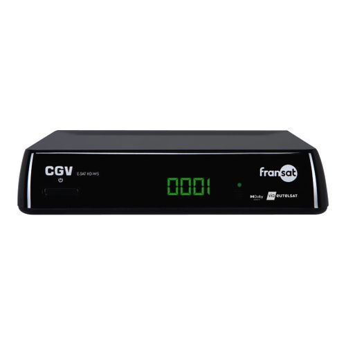 CGV E-Sat HD-W5 - Récepteur de télévision par satellite - Fransat