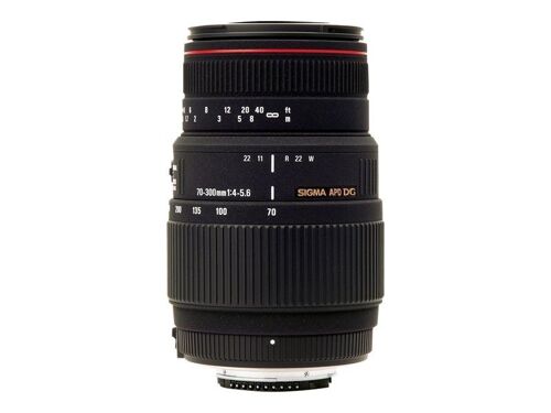 Objectif Sigma - Fonction Zoom - 70 mm - 300 mm - f/4.0-5.6 APO DG - Canon EF