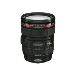 Objectif Canon EF - Fonction Zoom - 24 mm - 105 mm - f/4.0 L IS USM - Canon EF - pour EOS 1000, 1D, 50, 500, 5D, 7D, Kiss F, Kiss X2, Kiss X3, Rebel T1i, Rebel XS, Rebel XSi