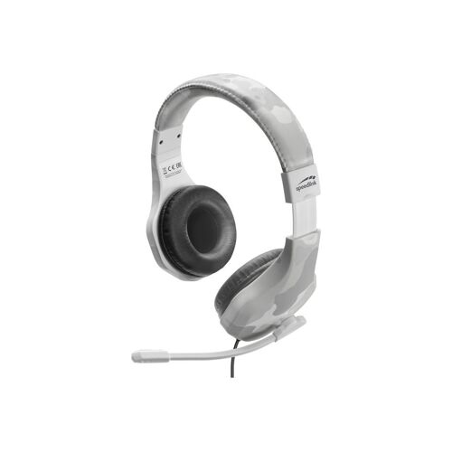 SPEEDLINK RAIDOR - Micro-casque - sur-oreille - filaire - jack 3,5mm - blanc - pour Sony PlayStation 4, Sony PlayStation 4 Pro, Sony PlayStation 4 Slim
