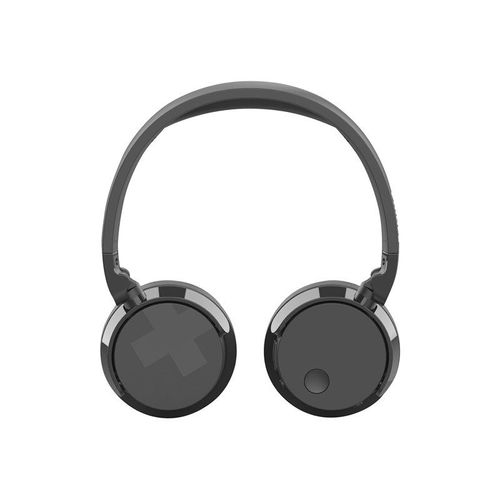 Philips BASS+ TABH305BK - Écouteurs avec micro - sur-oreille - Bluetooth - sans fil - Suppresseur de bruit actif - noir