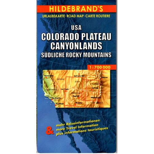 Usa Colorado Plateau, Canyonlands, Southern Rocky Mountains - 1/700 000