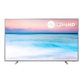 Philips 50PUS6554 - 50" TV LCD rétro-éclairée par LED - Smart TV - Saphi TV - 4K UHD (2160p) 3840 x 2160 - HDR - argent clair