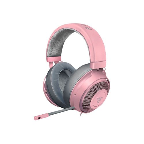 Razer Kraken - Quartz Edition - micro-casque - circum-aural - filaire - jack 3,5mm - isolation acoustique - rose quartz