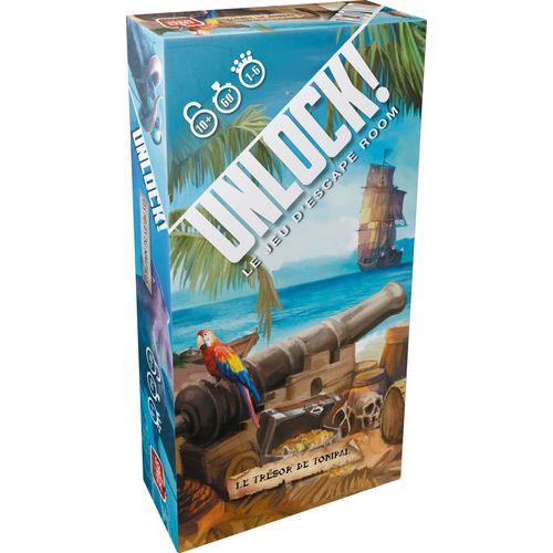 Unlock ! Le Trésor De Tonipal - Jeu De Cartes Escape Rooms