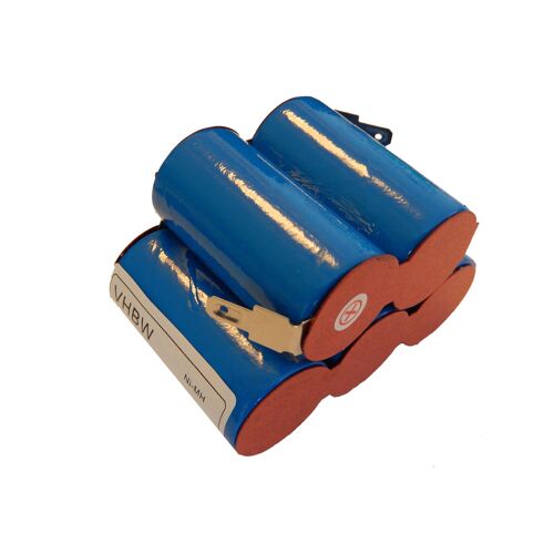 vhbw Kit accus remplacement pour 123768, 93230 5, VYRR, VYRR6 montés sur Zündapp, Kreidler, DKW, KTM, Hercules, Puch - (3000mAh, 6V, NiMH)