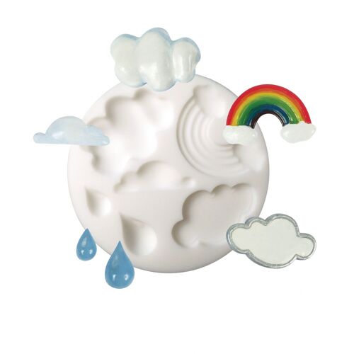 Graine Créative Mini Moule Silicone Nuage Ø 70 Mm