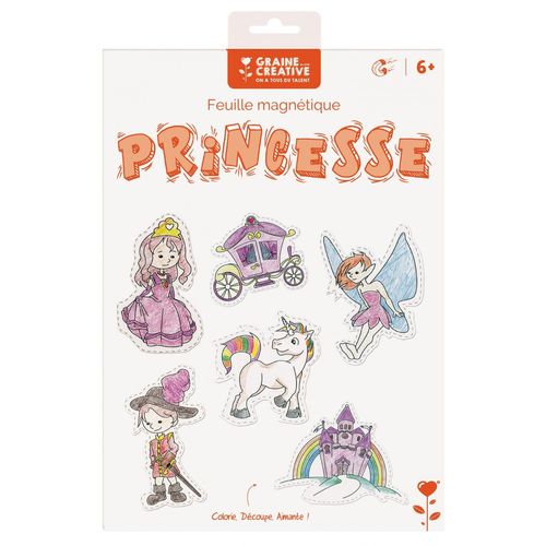Feuille Magnetique Princesse