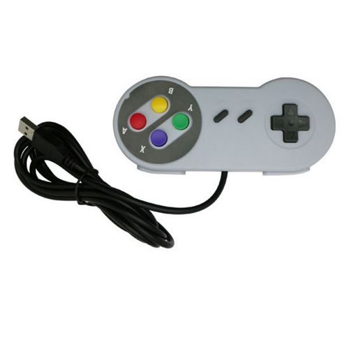 Manette De Jeu Filaire Usb Universelle Snes Contrôleur Classique Nostalgique Pour Pc Joystick Pour Système Windows Et Mac Os