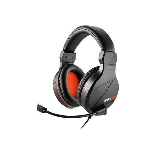 Sharkoon Rush ER3 - Micro-casque - circum-aural - filaire - noir/orange