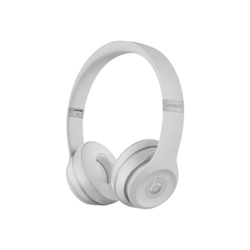 Beats Solo3 - Écouteurs avec micro - sur-oreille - Bluetooth - sans fil - isolation acoustique - argent mat