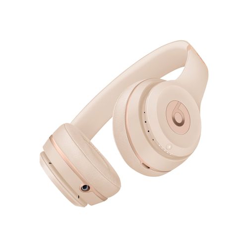 Beats Solo3 - Écouteurs avec micro - sur-oreille - Bluetooth - sans fil - isolation acoustique - or mat