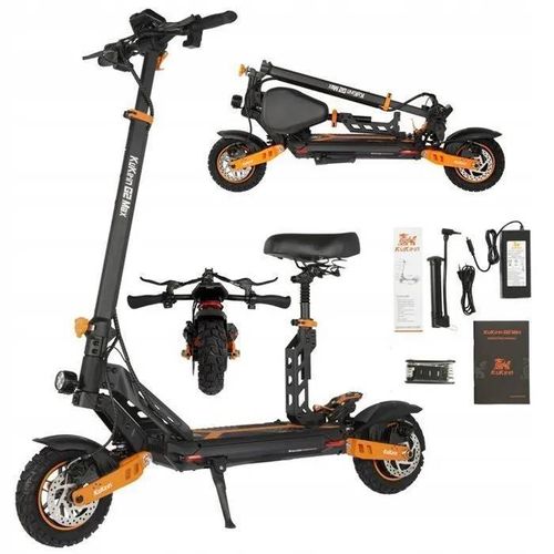 Trottinette Électrique Kukirin G2 Max 10*2.75 '' Pneus Pneumatiques Tout-Terrain 48v 20ah Batterie 80km Portée 3 Vitesses