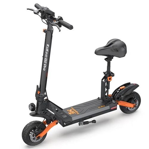 Trottinette Électrique Kukirin G2 Pro, Puissance De Pointe Jusqu'à 1000 W, Batterie 15 Ah, Autonomie 55 Km, Avec Selle Amovible