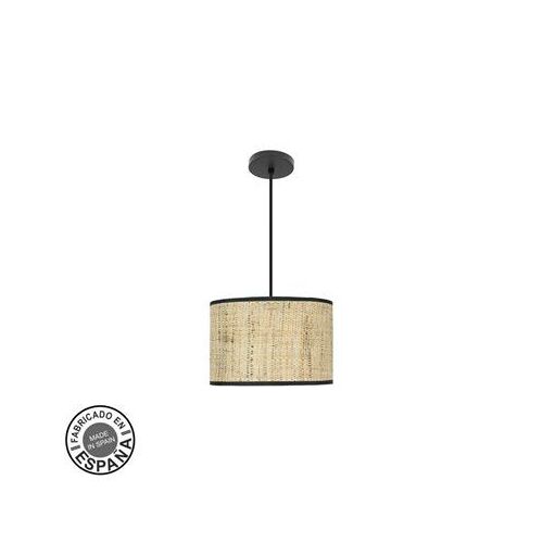 Pendentif Mode 1xe27 Noir/Roseau Foncé Regx30x30