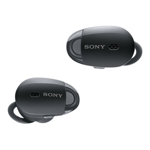 Sony WF-1000X - Écouteurs sans fil avec micro - intra-auriculaire - Bluetooth - NFC* - Suppresseur de bruit actif - noir