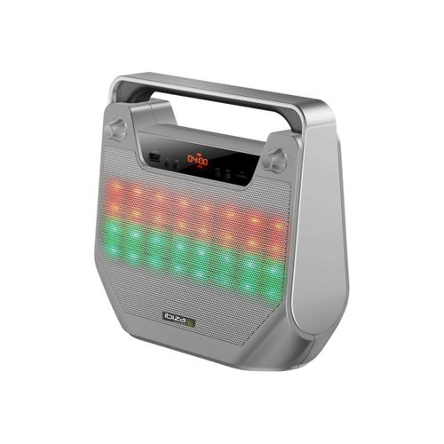 Ibiza Sound FREESOUND40-SI - Enceinte sans fil Bluetooth - Argent