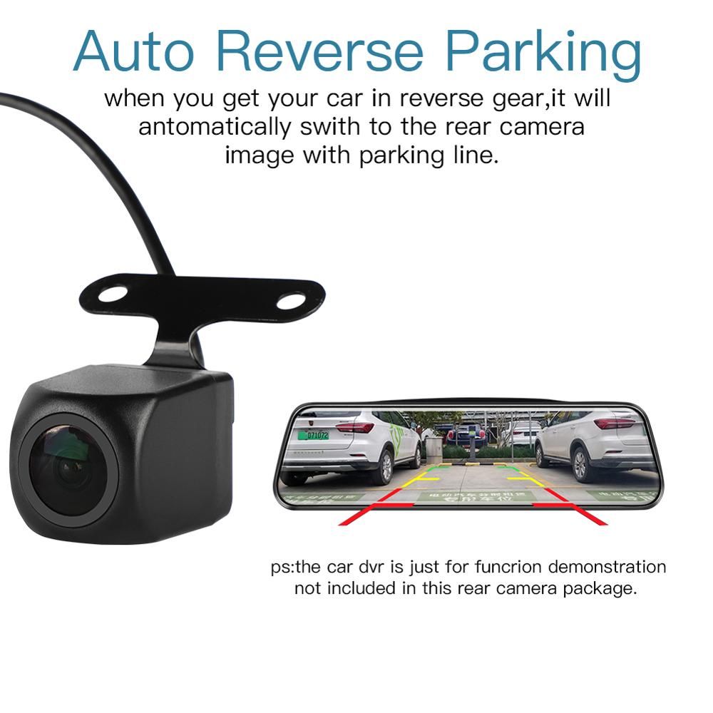 Dashcam Voiture Rétroviseur 10" Caméra Écran Tactile 1080P 170° + 720P