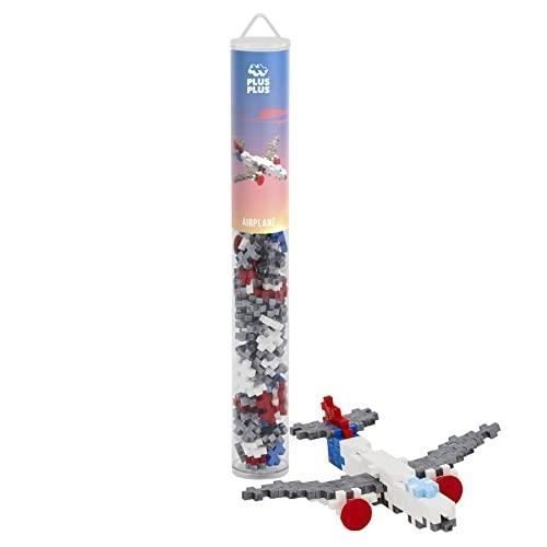 Plus Plus - Tube Avion De 100 Pieces - Jeu De Construction - Pp4284