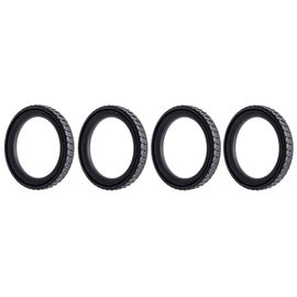 Roue De Vélo Facile Anneau En Caoutchouc Résistant À L'usure Antidérapant Facile Anneau De Réparation De Roue Vélo Pliant Accessoires De Tablier De Volant Facile