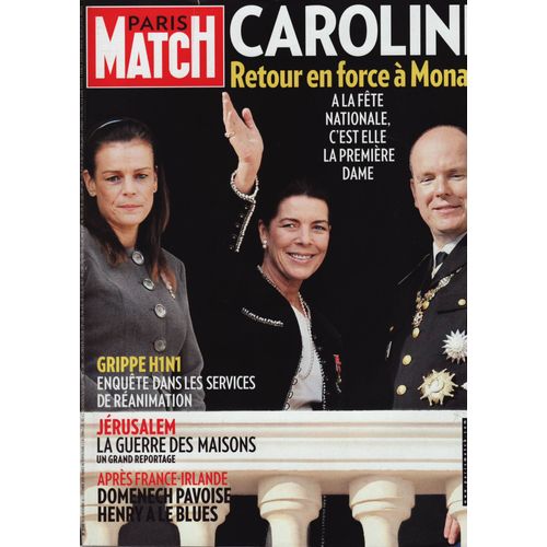 Paris Match / 26-11-2009 N°3158 : Caroline De Monaco (6p) - Helena Christensen (4p)