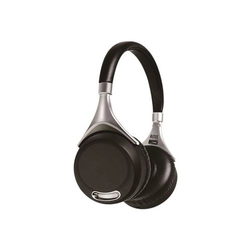 Altec Lansing Shadow Star - Écouteurs avec micro - sur-oreille - Bluetooth - sans fil - noir, argent