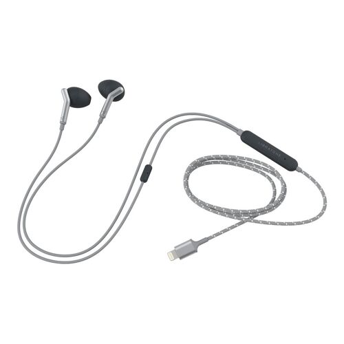 Libratone Q Adapt In-Ear - Écouteurs avec micro - intra-auriculaire - filaire - Suppresseur de bruit actif - Lightning - Noir tourmente