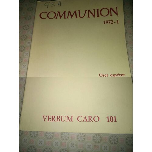 Communion 1972-1/ Oser Esperer
