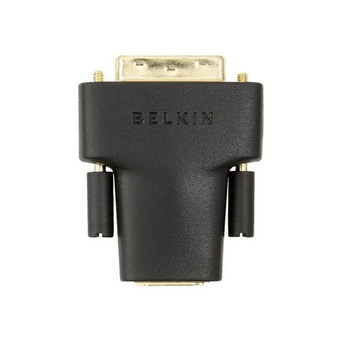 Belkin HDMI to DVI Adapter - Adaptateur vidéo - liaison simple - HDMI femelle pour DVI-D mâle - vis moletées