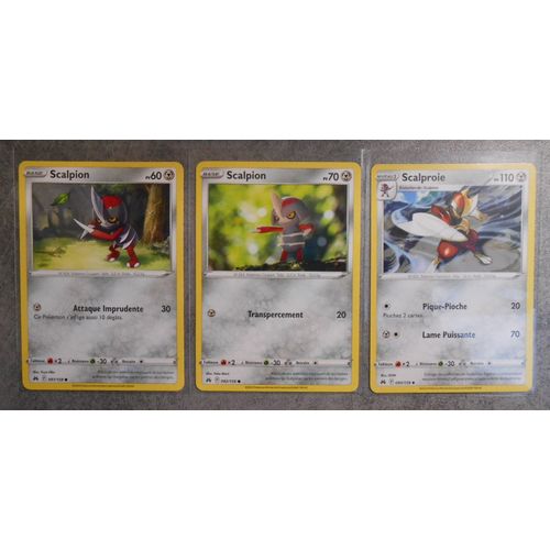 Scalpion 091/159 + Scalpion 092/159 + Scalproie 093/159- Eb 12.5 - Zénith Suprême - Vf