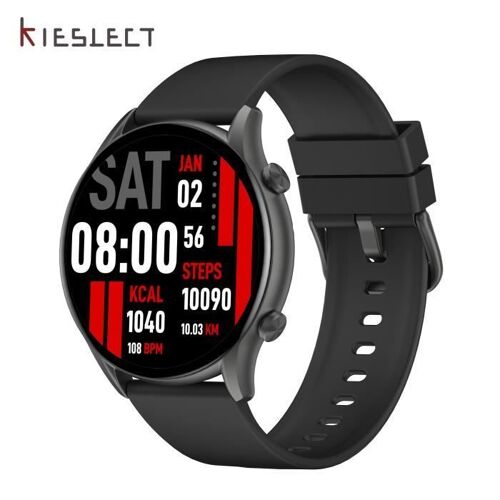 Montre Connectée Kieslect Kr (Répondre-Passer Un Appel), Lecteur De Musique, Tracker De Fitness