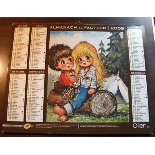 Almanach Du Facteur Indre 2009