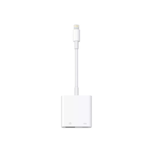 Apple Lightning to USB 3 Camera Adapter - Adaptateur Lightning - Lightning mâle pour USB, Lightning femelle