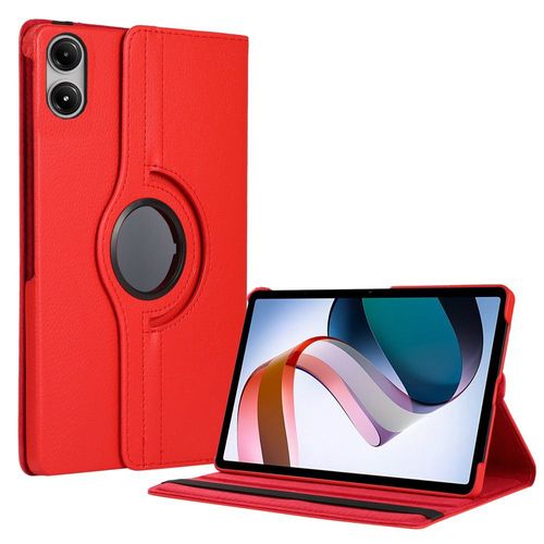 Housse Etui Protection Pour Xiaomi Redmi Pad Pro Rotative 360 Degr¿S Rouge - Xeptio Case
