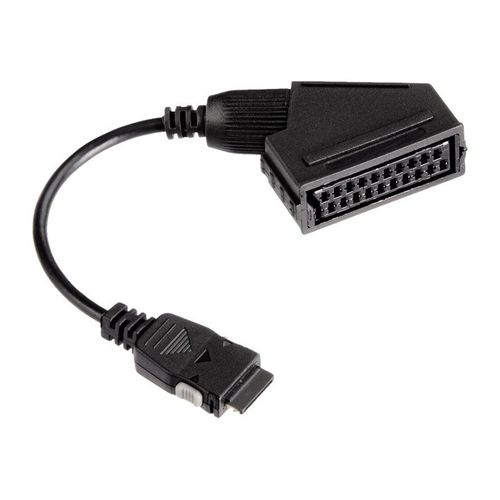 Hama - Adaptateur audio/vidéo - connecteur à 30 broches de station d'accueil Samsung mâle pour SCART femelle - noir