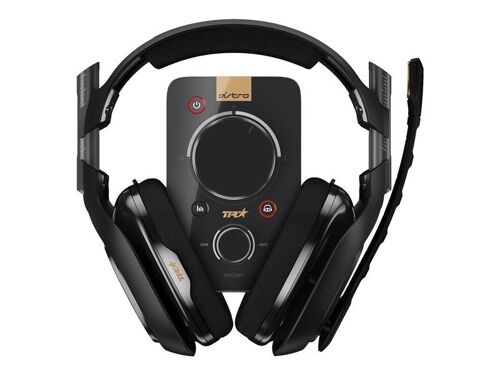 Astro A40 TR - Micro-casque - canal 7.1 - circum-aural - filaire - noir - avec Astro MixAmp Pro TR - pour Sony PlayStation 4, Sony PlayStation 4 Pro, Sony PlayStation 4 Slim