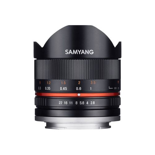 Objectif Samyang - Fonction Fisheye - 8 mm - f/2.8 UMC II - Sony E-mount - pour Sony Cinema Line; a VLOGCAM; a1; a1 II; a6700; a7 IV; a7C; a7C II; a7CR; a7R V; a9 III