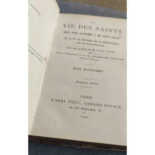 La Vie Des Saints Reçits D'une Grand Mère A Ses Petits Enfants