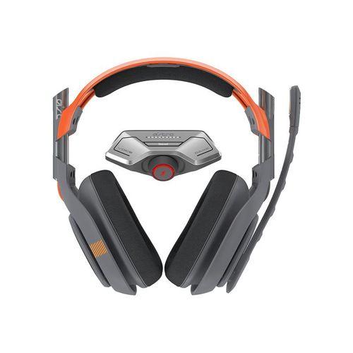Astro A40 - Micro-casque - circum-aural - filaire - orange, gris foncé