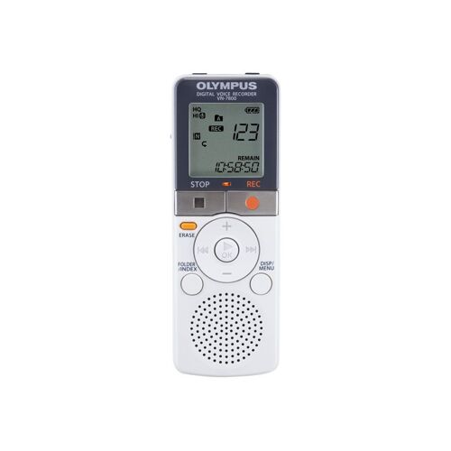 Olympus VN-7800 - Enregistreur vocal - 190 mW - 4 Go - blanc