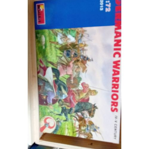 Figurines 1/72 Mini Art Guerriers Germains 4e Siecle Après Jesus-Christ